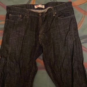 Slim straight Darkish blue Levi’s jeans